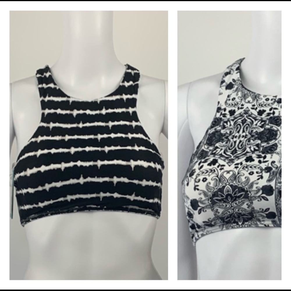 SEAFOLLY Mandala Reversible Crop Bikini Top